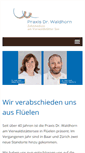 Mobile Screenshot of dr-waldhorn.ch